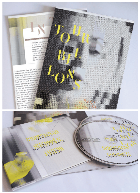 "Tourbillons" et "14 Récitations pour voix seule" George Aperghis (CD)