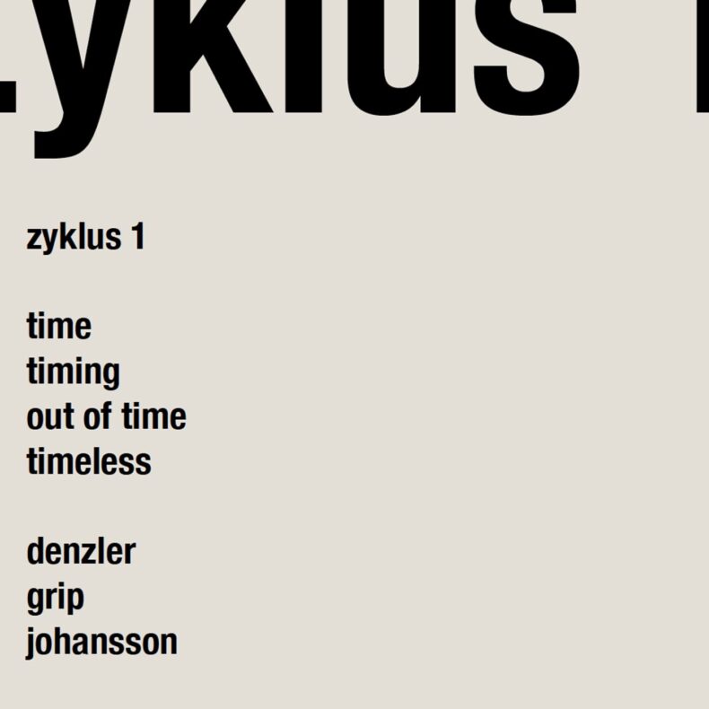 Zyklus 1 (CD)