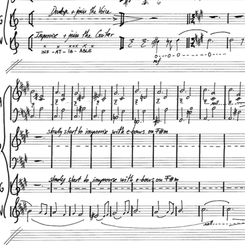 Je suis l'épine d'un pin (Score)