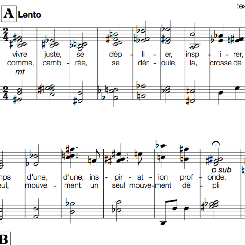 La Lumière (Partition)