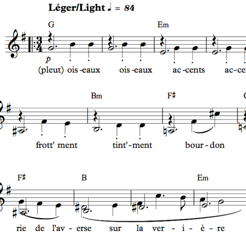 La Rumeur (Partition)
